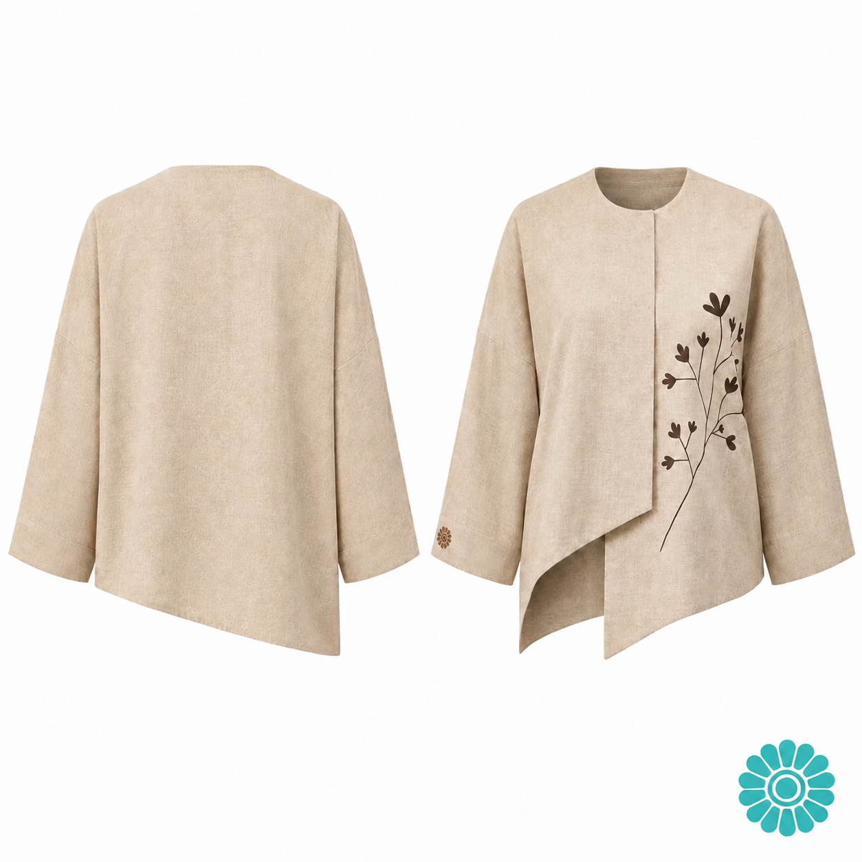 کت و شلوار گل سایه — تصویر 5